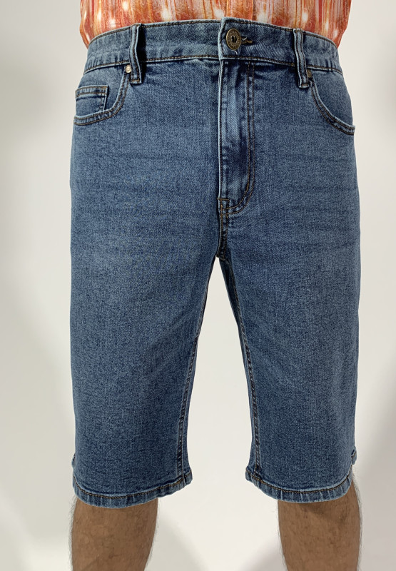 Mans Denim Short Pant - Stretch Comfortable Denim Jeans.