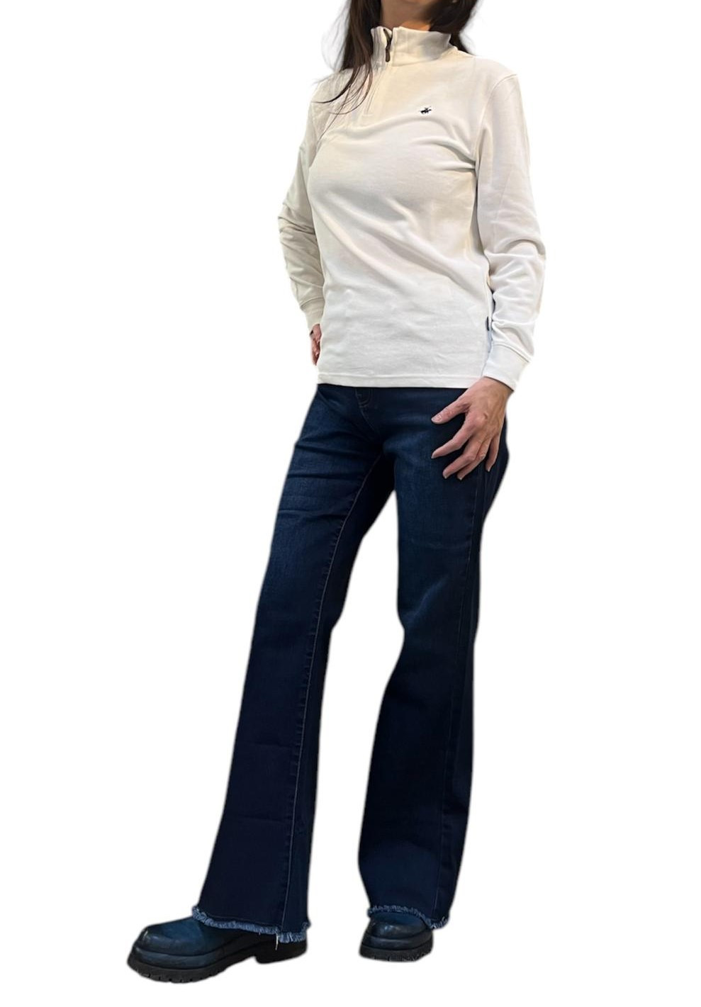 Girls/Ladies Bootcut Long Pant-Stretch Denim Jeans.