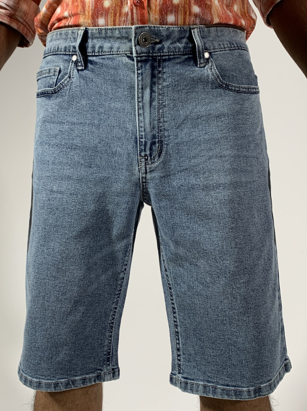 Mans Denim Short Pant - Stretch Comfortable Denim Jeans.